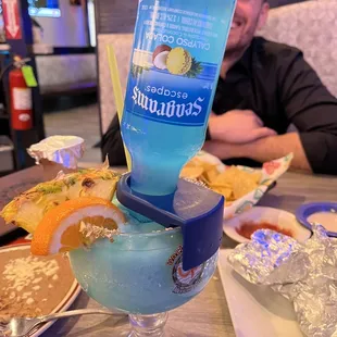 Blue Pina Colada - soooooo good and sweet!