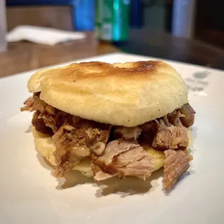 Marinated Pork in Roasted Bun