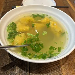 Pork Wonton in Chicken Broth