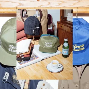  variety of hats and accessories