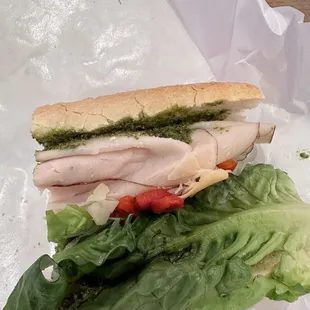 Turkey Pesto Sandwich