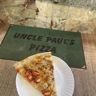 Chipotle Chicken Pizza Slice
