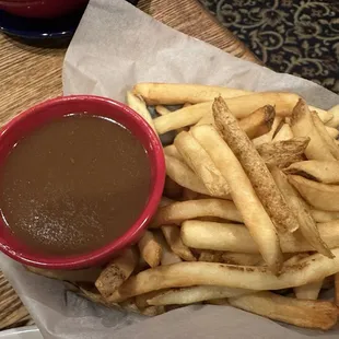 French fries with gravy