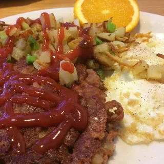 Corned Beef Hash and Eggs