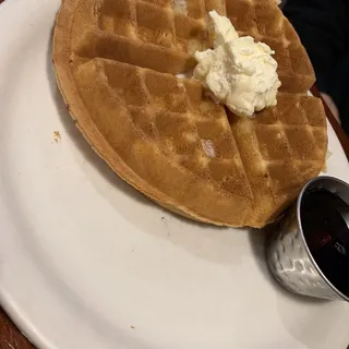 1 Piece Belgian Waffle Breakfast