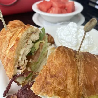 Chicken Breast Croissant Sandwich