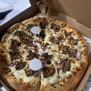 Santorini Gyro Pizza