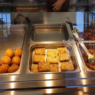 a variety of food items