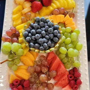 Fruit platter - we will use your favorite fruit, always seasonal and fresh. Organic where available.