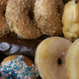 a variety of doughnuts