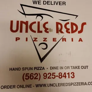 Uncle red pizza