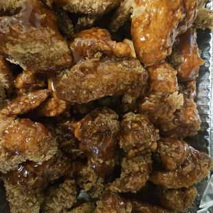 fried chicken, chicken wings, poultry, chicken, food, fried chicken wings, chicken wings and fried chicken, bbq chicken, bbq wings