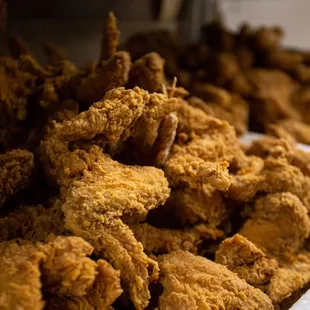 chicken wings and fried chicken