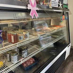  view of the display case