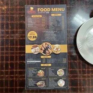 Menu.