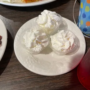 Homemade whipped cream