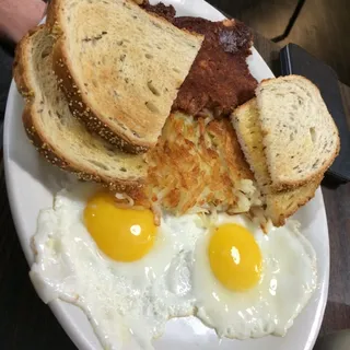 Corn Beef Hash and Eggs