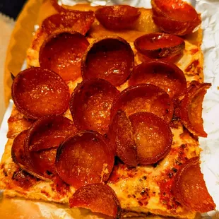 Pepperoni Square Slice