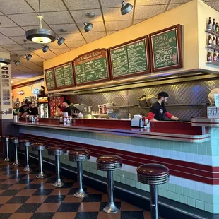 Classic diner feel!