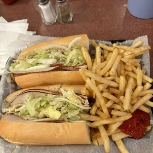 Turkey sub no cheese