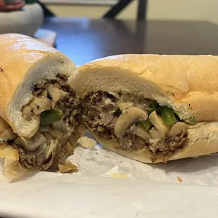 Philly Cheese Steak Sandwich
