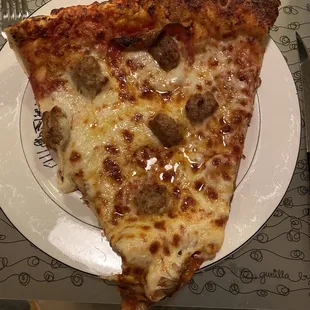New Yorker piece with pep and sausage