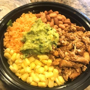 Uncle Taco bowl w/ chicken