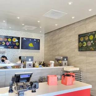 Baking area and cash register. 6/28/2022