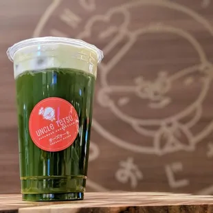 Matcha Tea with Cheese Foam