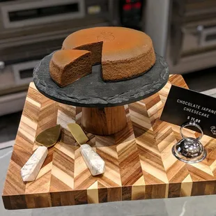 Chocolate Japanese Cheesecake