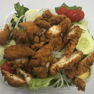 DELICIOUS 
 Crispy Chicken Salad