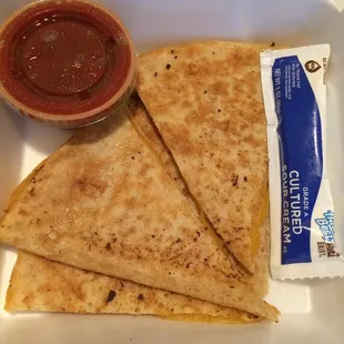 Cheese Cheese Quesadilla