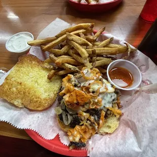 #20. Habanero Rattlesnake Cheeseburger with Fresh Cut Fries