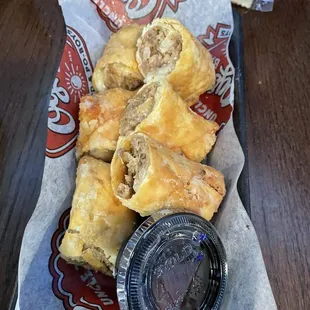 Boudin Egg Rolls