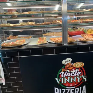 Inside (pizza selection)