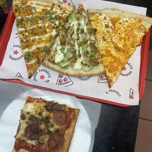 Buffalo Chicken Pizza Slice - Slice Chicken Caesar slice Vodka Pizza Slice - Regular