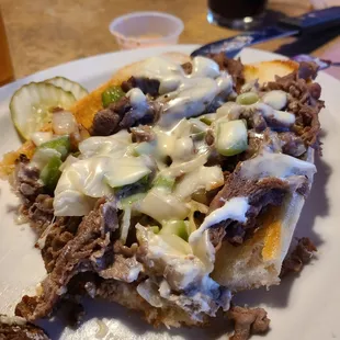 Steakphilly Sanswich!  Very Good!