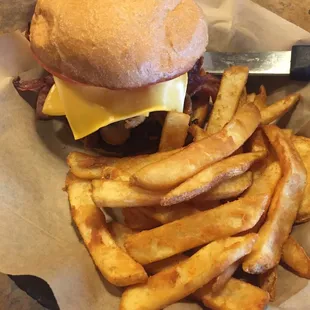 Bacon jalapeño cheese burger