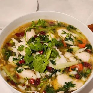 Sichuan pepper fish fillet stew