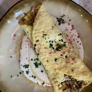 Roasted Cauliflower Omelet