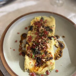 Chili crisp omelet