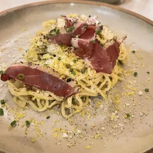 Duck " Carbonara