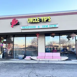 the front of uncle yip's