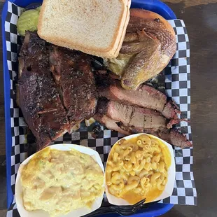 3 Meat Plate &amp; 2 Sides