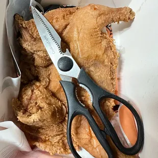 9. Crispy Fried Whole Chicken spicy