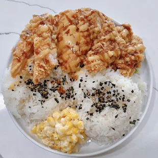 Original/Spicy. Uncle&apos;s chicken fillet plate