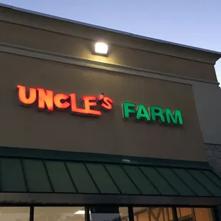 Storefront sign