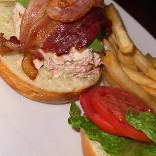 Crab Bacon Avocado Sandwich