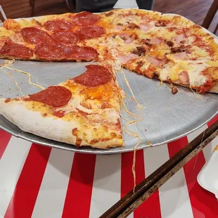 pizza, food