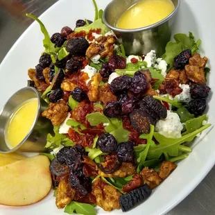 Yummy fall harvest salad for lunch!